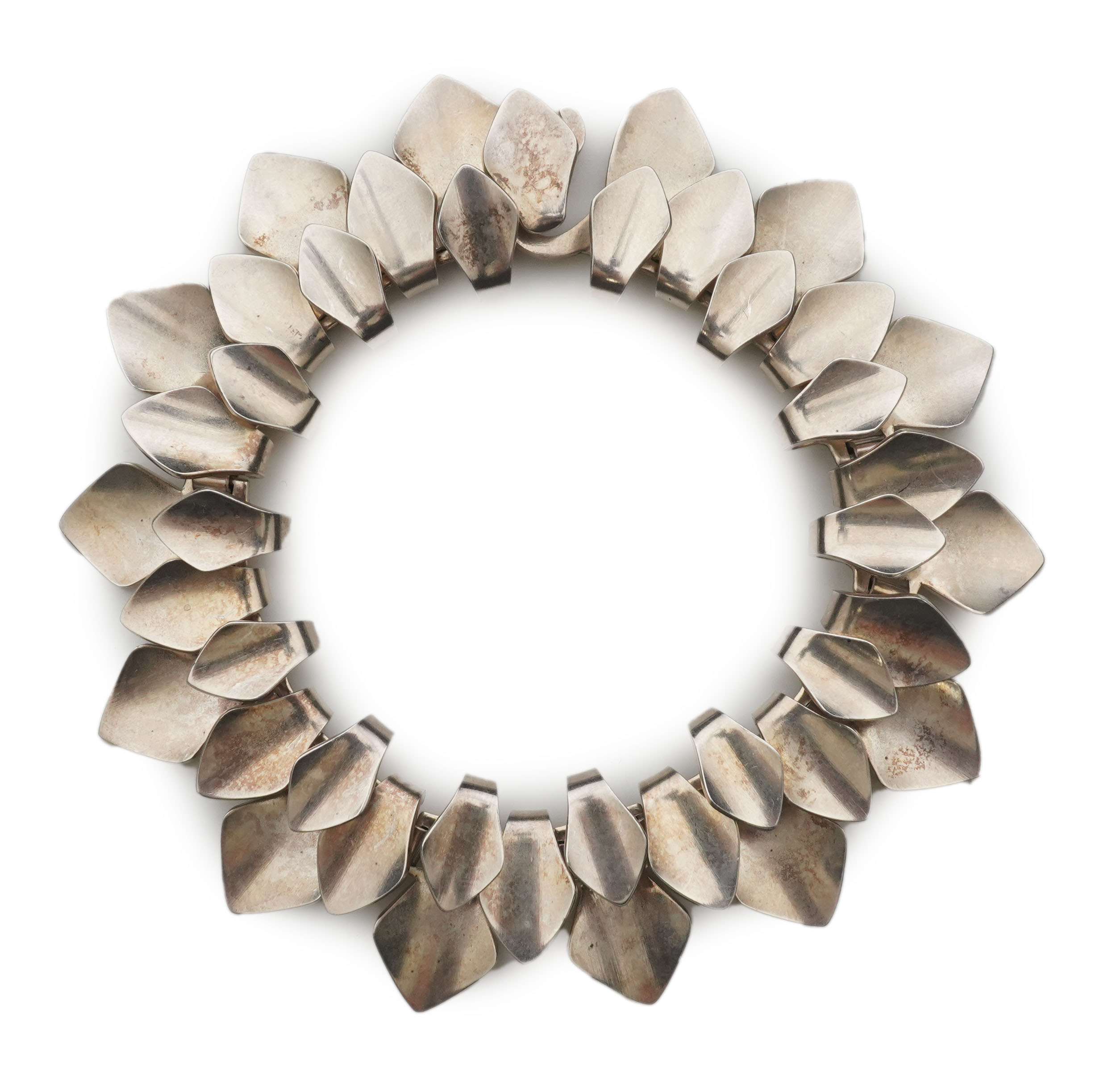 Tuk Fisher for Georg Jensen, a silver bracelet, Denmark, circa 1977